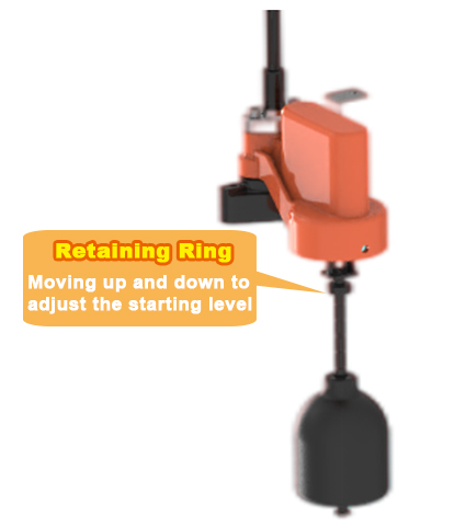 interruptor de flotador tipo A